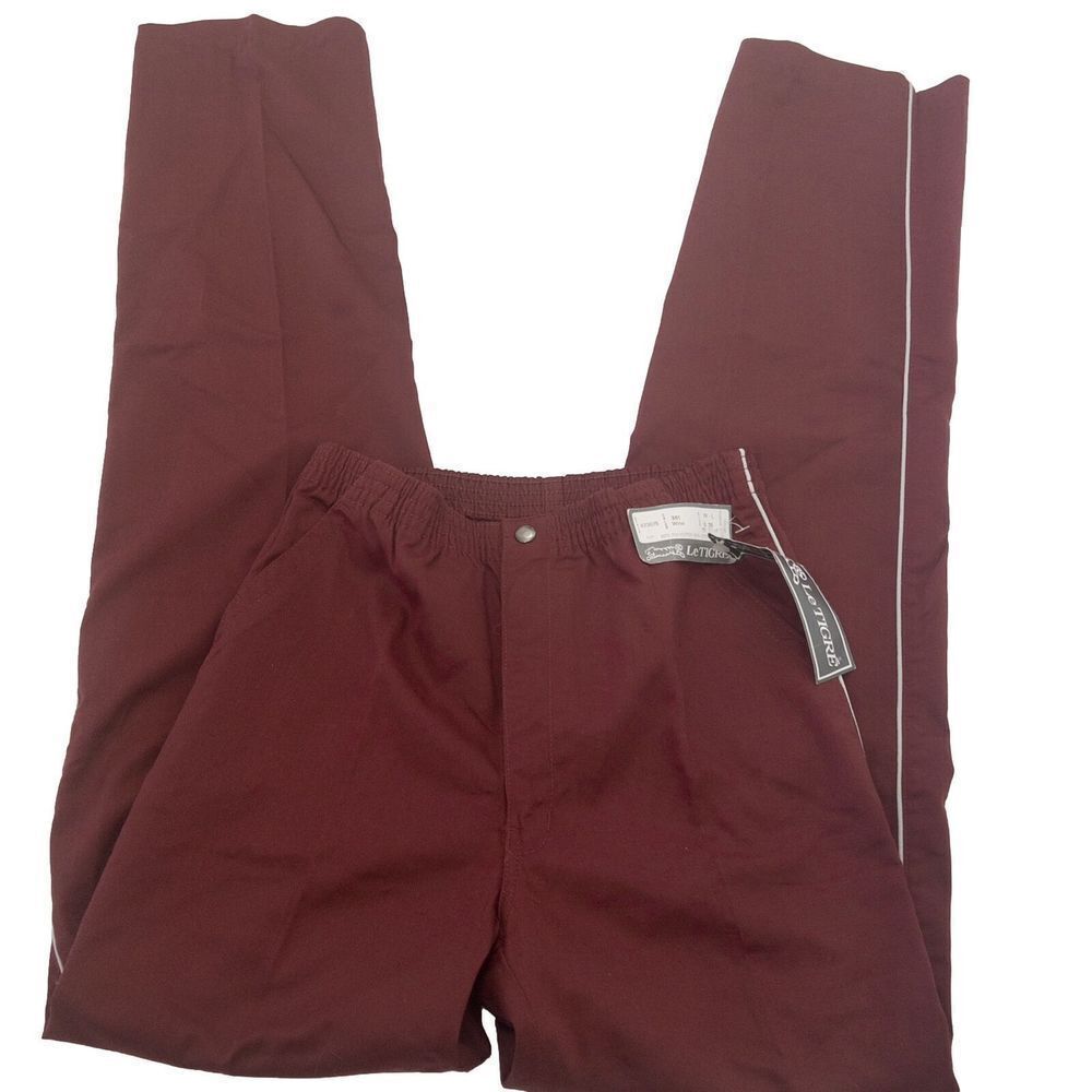 Vintage Le Tigre Men’s Pants With Tags Attached Size‎ 30x34 Poly Blend